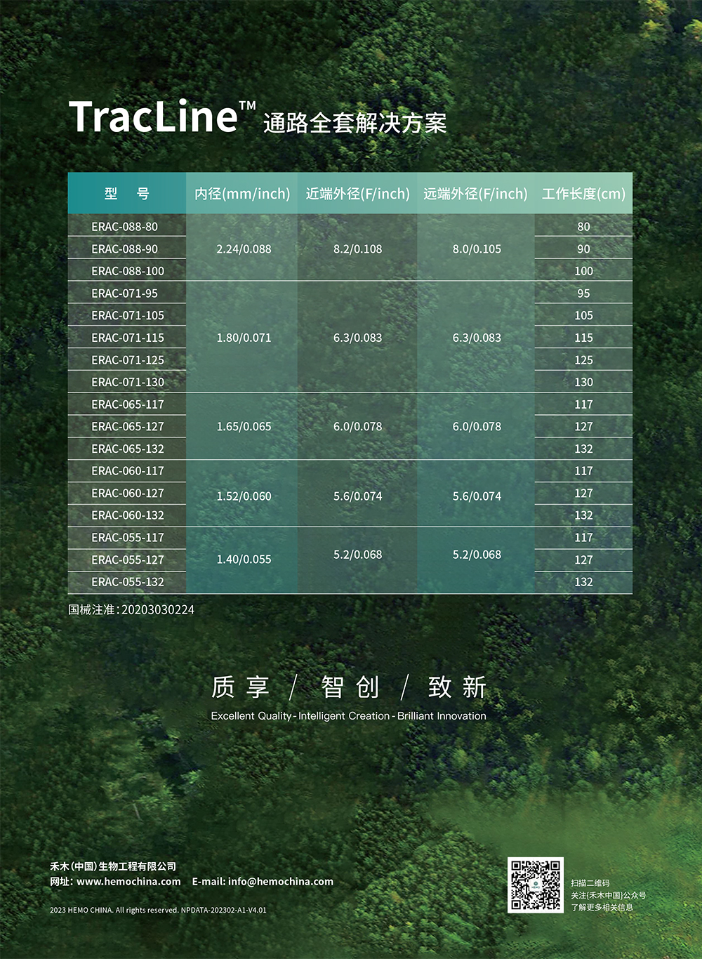TracLine™ 血管内通路导管