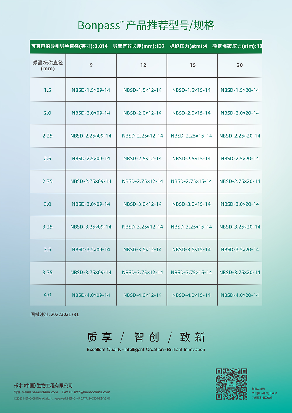 Bonpass™ 颅内球囊扩张导管